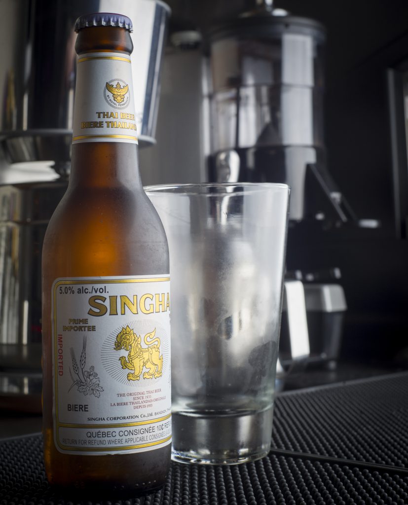 Best drinks menu wine list, Singha Thai Beer Thai New West, new westminster